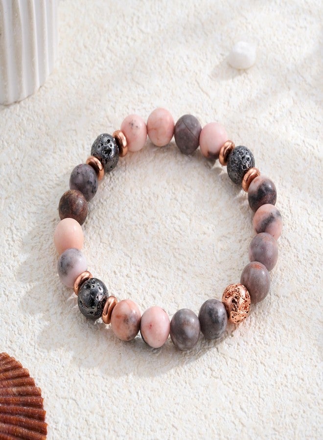 Sanyaa 75th Birthday Gifts for Women Bracelets 75 Year Old Natural Stones Happy Birthday Bracelets for Women (75th) - Image 2